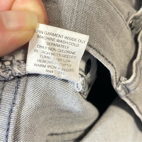New York & Co. Jegging Jeans Women 10 Gray Straight Leg Mid Rise Stretch Denim - Picture 11 of 15